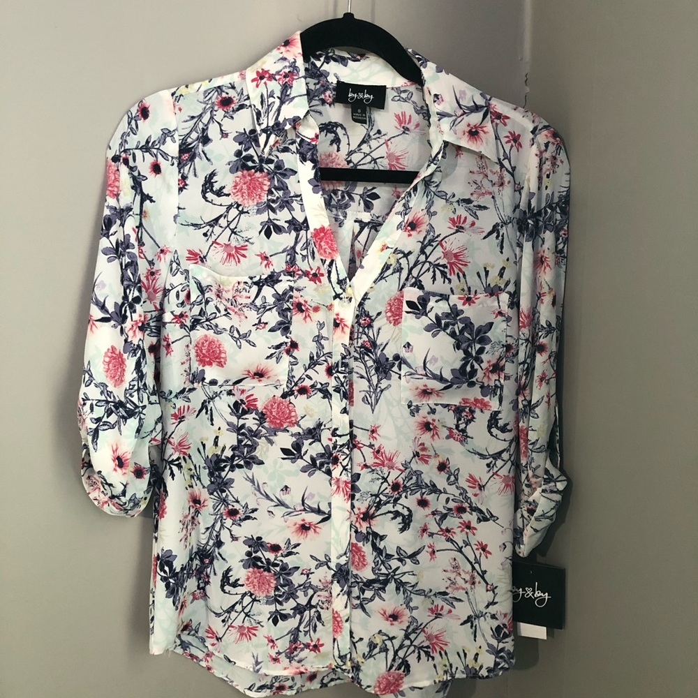 Floral by&by top